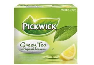 pickwick groene thee the vert original lemon